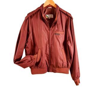 Vintage Men’s Member’s Only Jacket in Rust 80’s. Perfect. Size 42/L